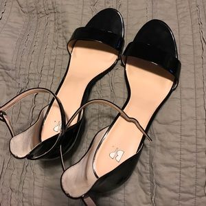 BP 3" shiny black heels