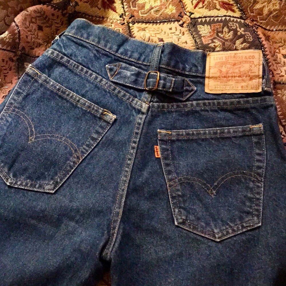 ♥️HOST PICK!♥️ Ultra RARE Vintage Levi's 502 Cinch Back 1970’s