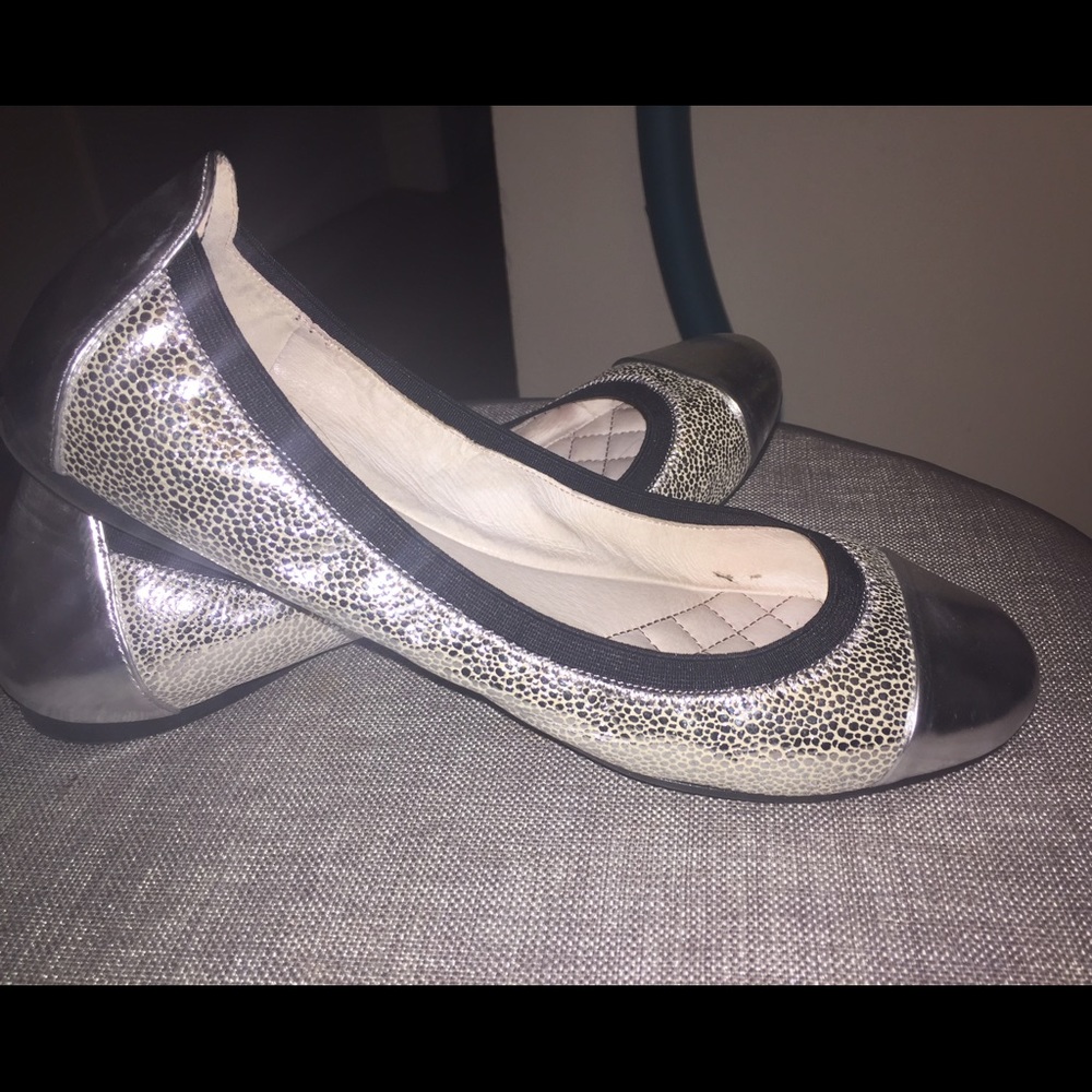 Vince Camuto Silver Elisee Flats