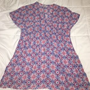 V-neck beach cover-up