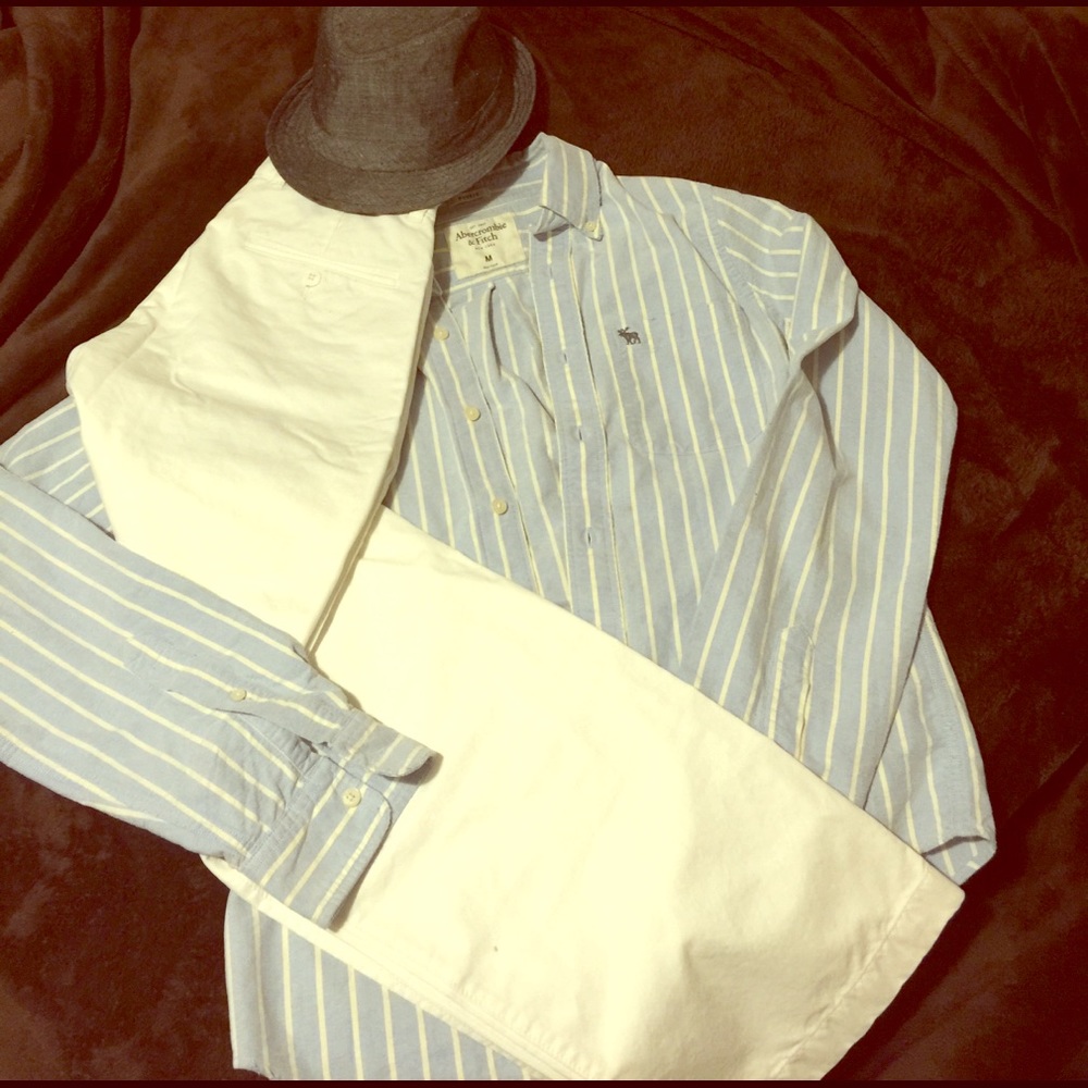 J. Crew broken in relaxed white chino