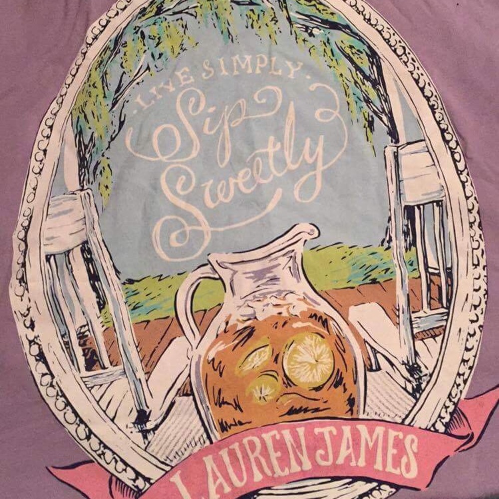 Purple Lauren James tshirt