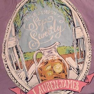 Purple Lauren James tshirt