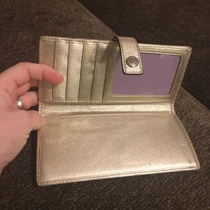 Coach checkbook cover