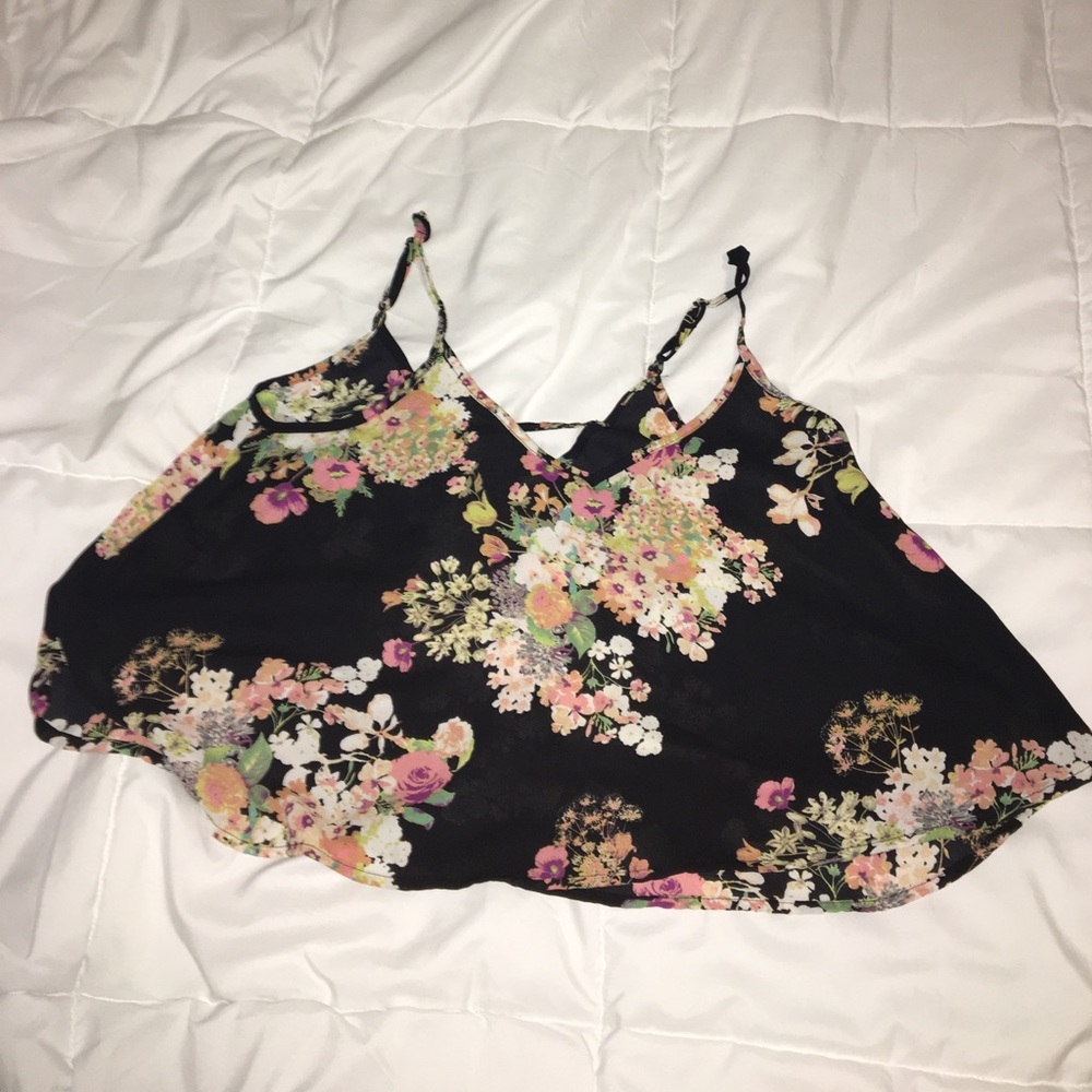 Floral crop top