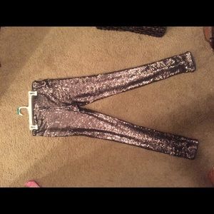 Charcoal sequence leggings!