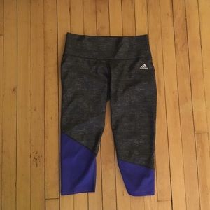 Adidas, cropped leggings. Size medium