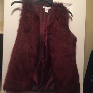 Faux Fur Vest!