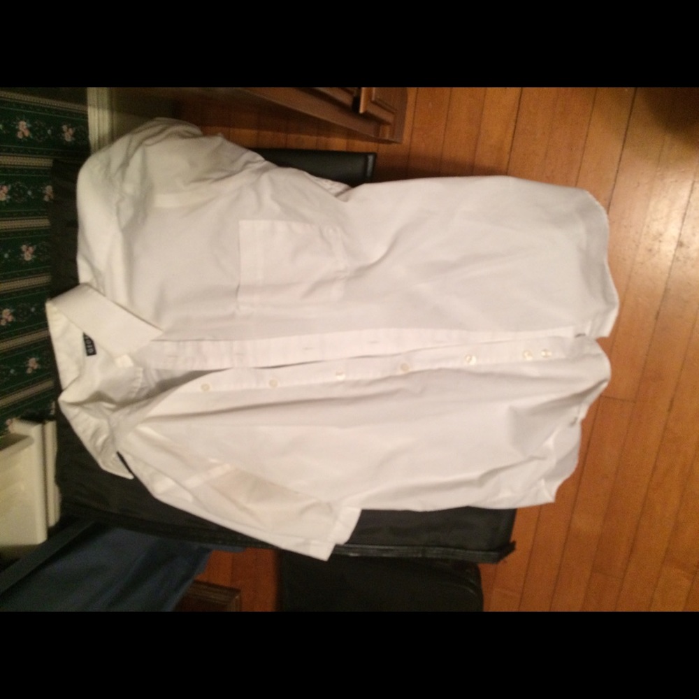 White button up shirt men's small