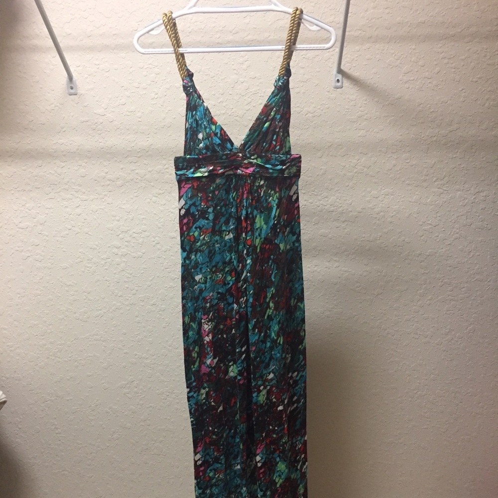 t-bags Los Angeles Multicolored Maxi Dress