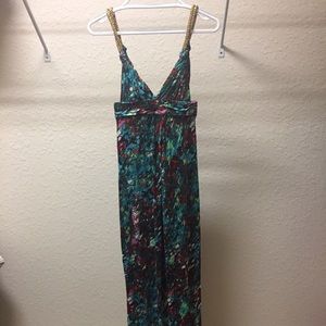 t-bags Los Angeles Multicolored Maxi Dress
