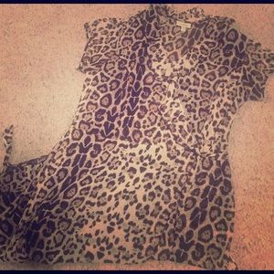 🎉🎉HP🎉🎉Feminine ruffle style animal print dress