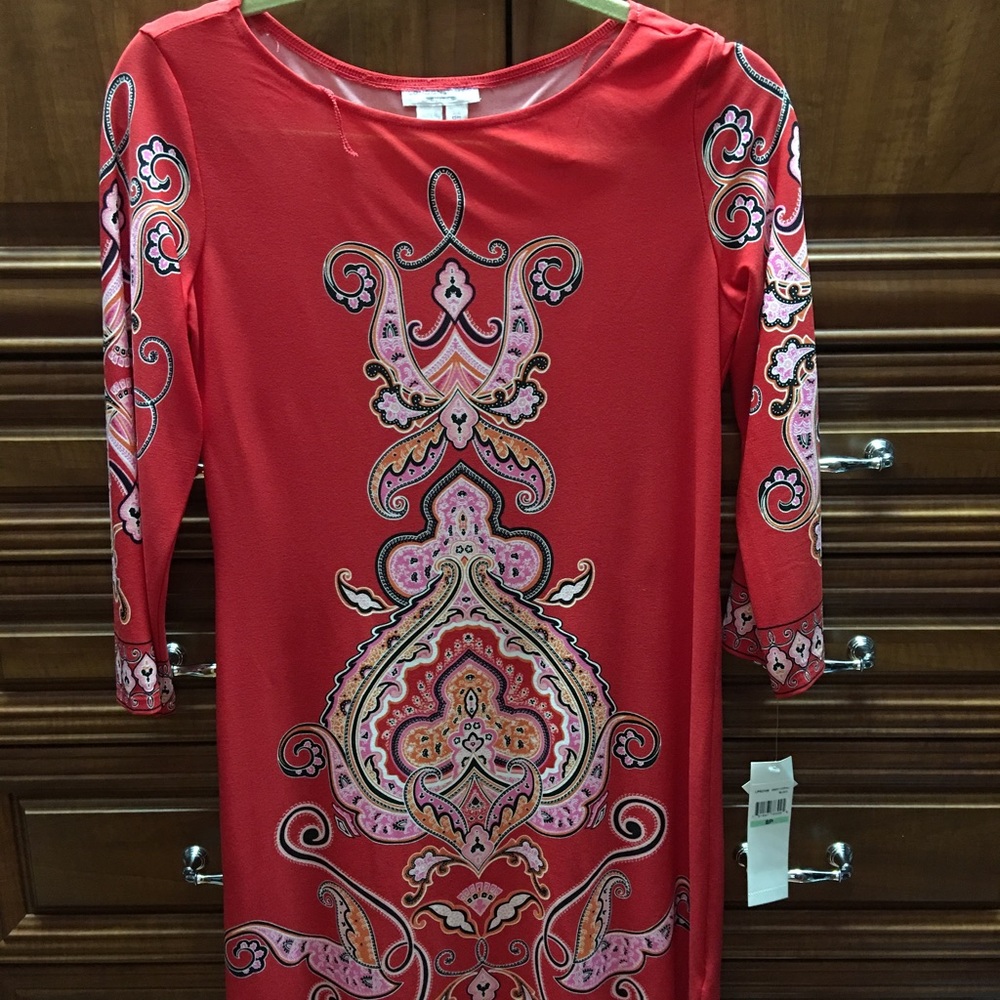 Cute red shift dress london times