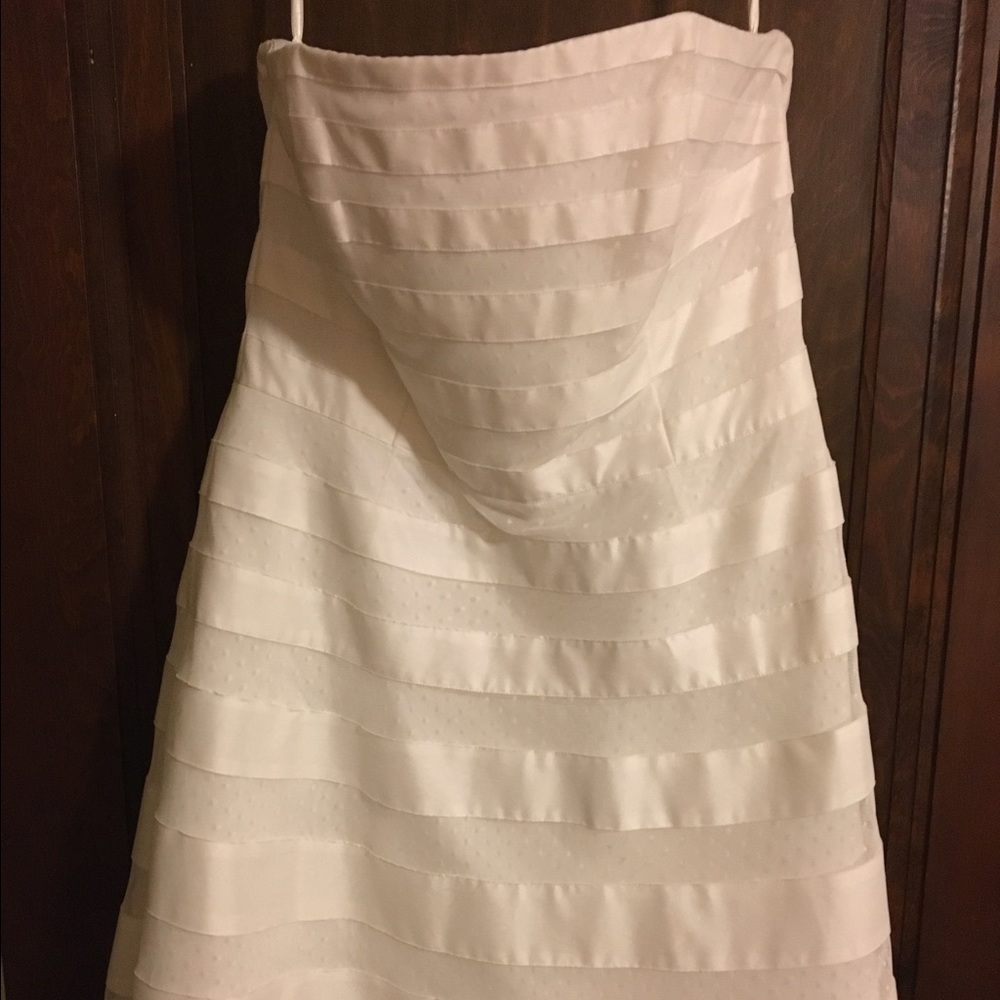 Strapless White Dress - WHBM