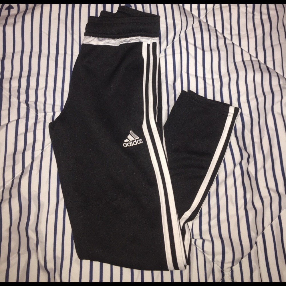 Adidas three stripe soccer pants