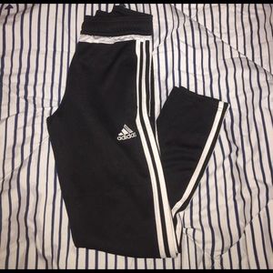 Adidas three stripe soccer pants