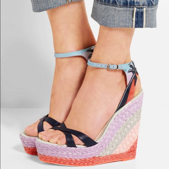 Sophia Webster Shoes - Sophia Webster Lucita Malibu wedge sandals