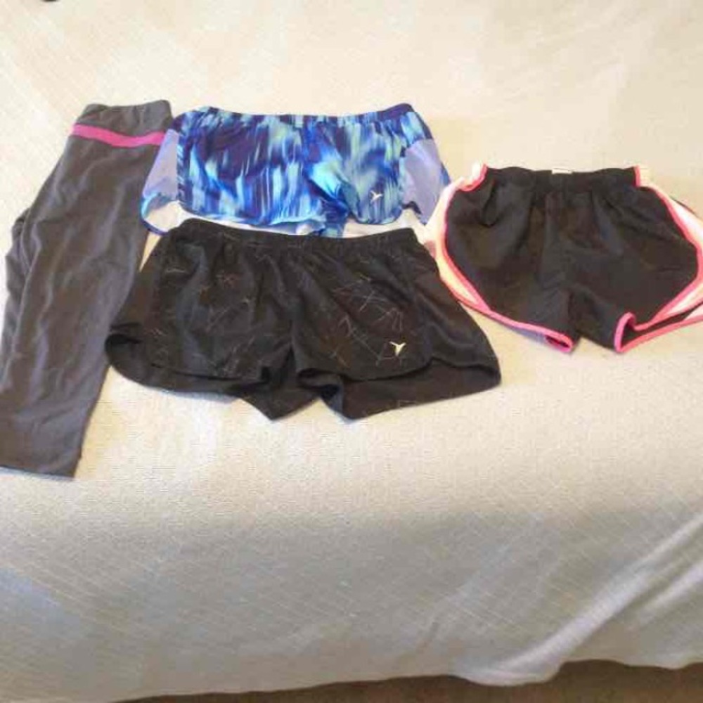 Athletic shorts and capris bundle size S
