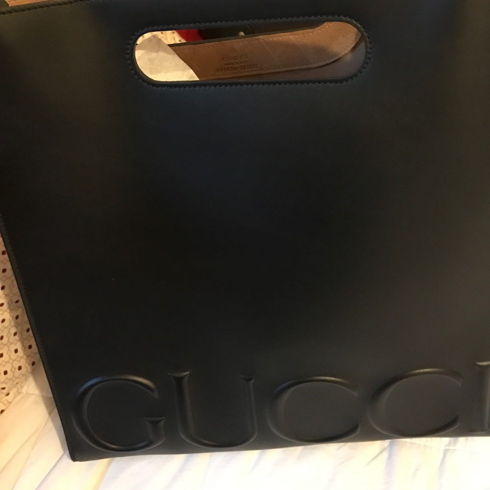 Gucci - Linea leather XL tote