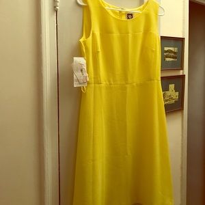 Yellow Anne Klein dress