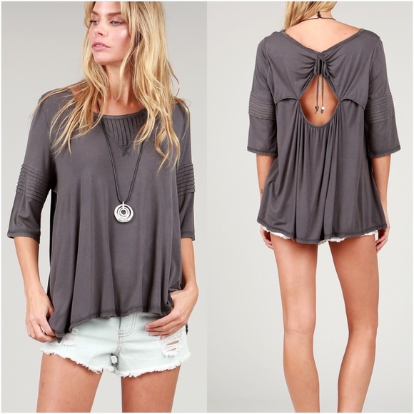 Pol Tops - Open Back Swing Top