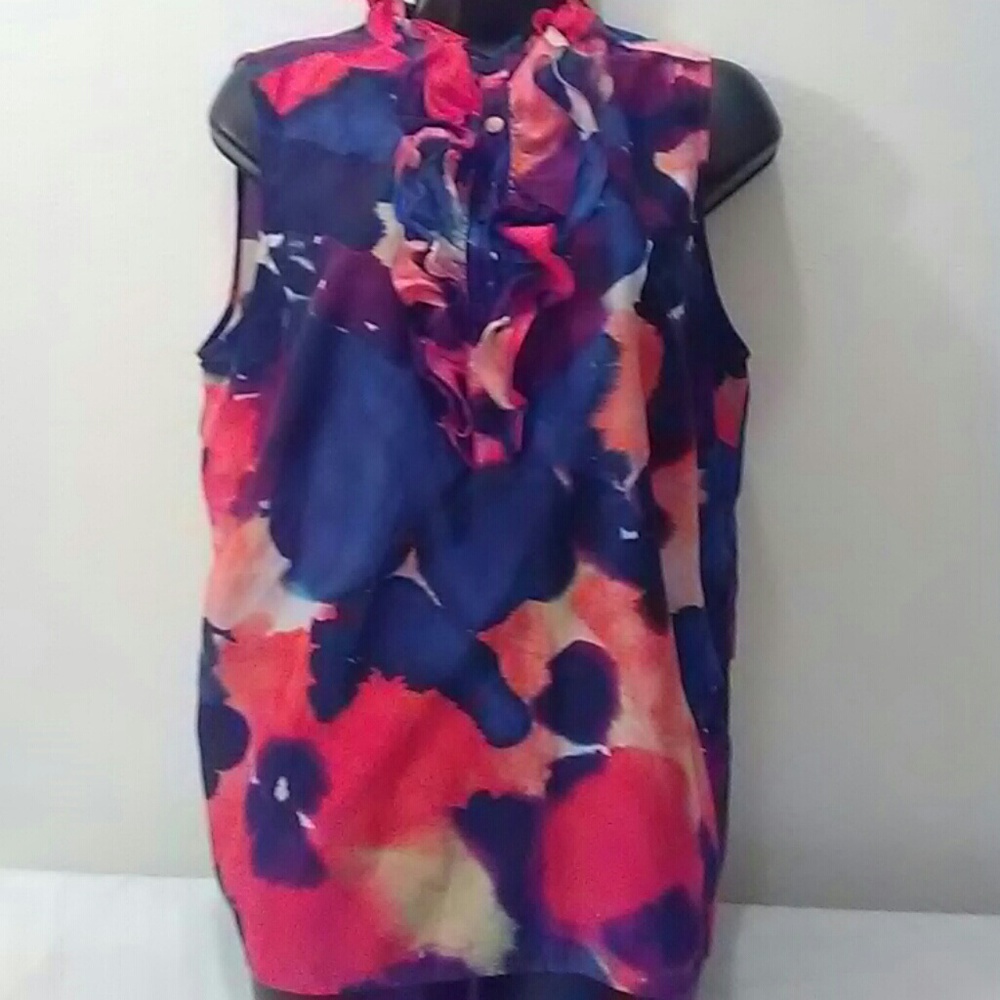 Womens Spring Blouse by Anne Taylor Loft Large