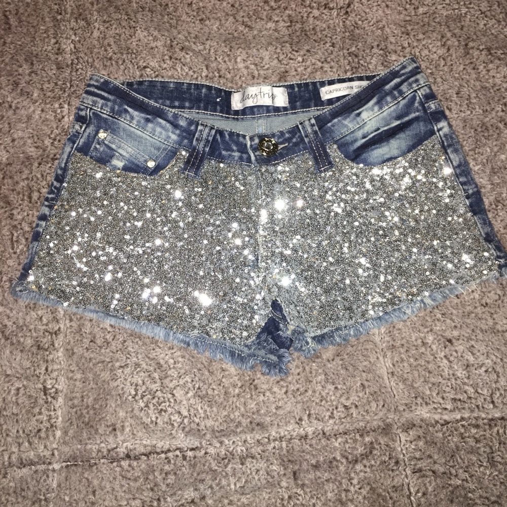 Daytrip Capricorn Sequin Glitter Shorts!