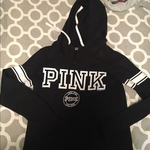 PINK quarter zip hoodie!