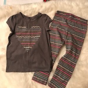 Toddler top and legging