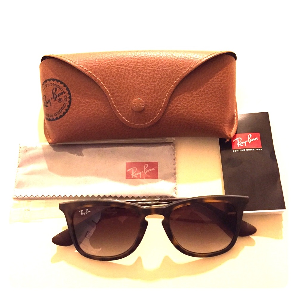 Ray-ban brown matte sunglasses