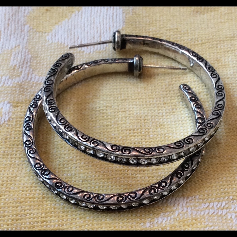 Stunning Silver Hoops