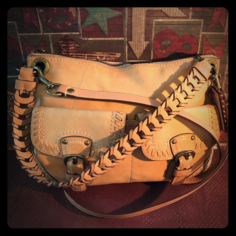 On hold for a trade. Coach whip stitch hippy.