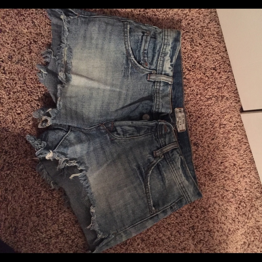 Free People jean shorts