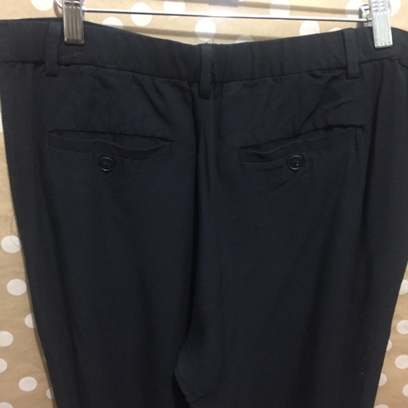 Madewell Delancey Slouch Trousers size 8 Black - Picture 5 of 8
