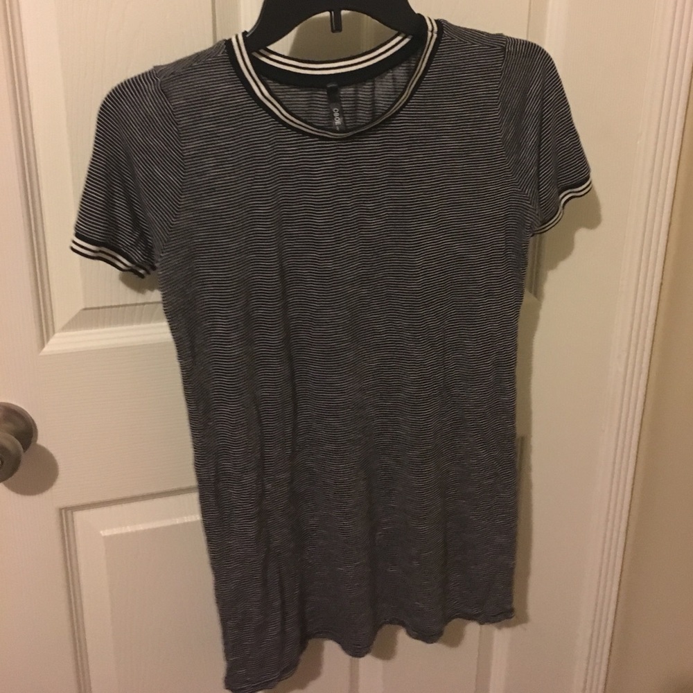 Striped T-shirt dress