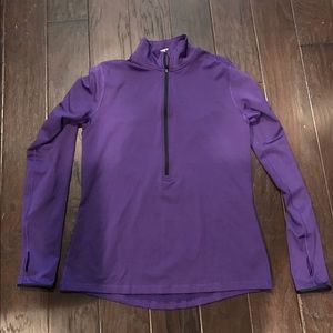 Nike Purple Hyperwarm 1/4 Zip Shirt