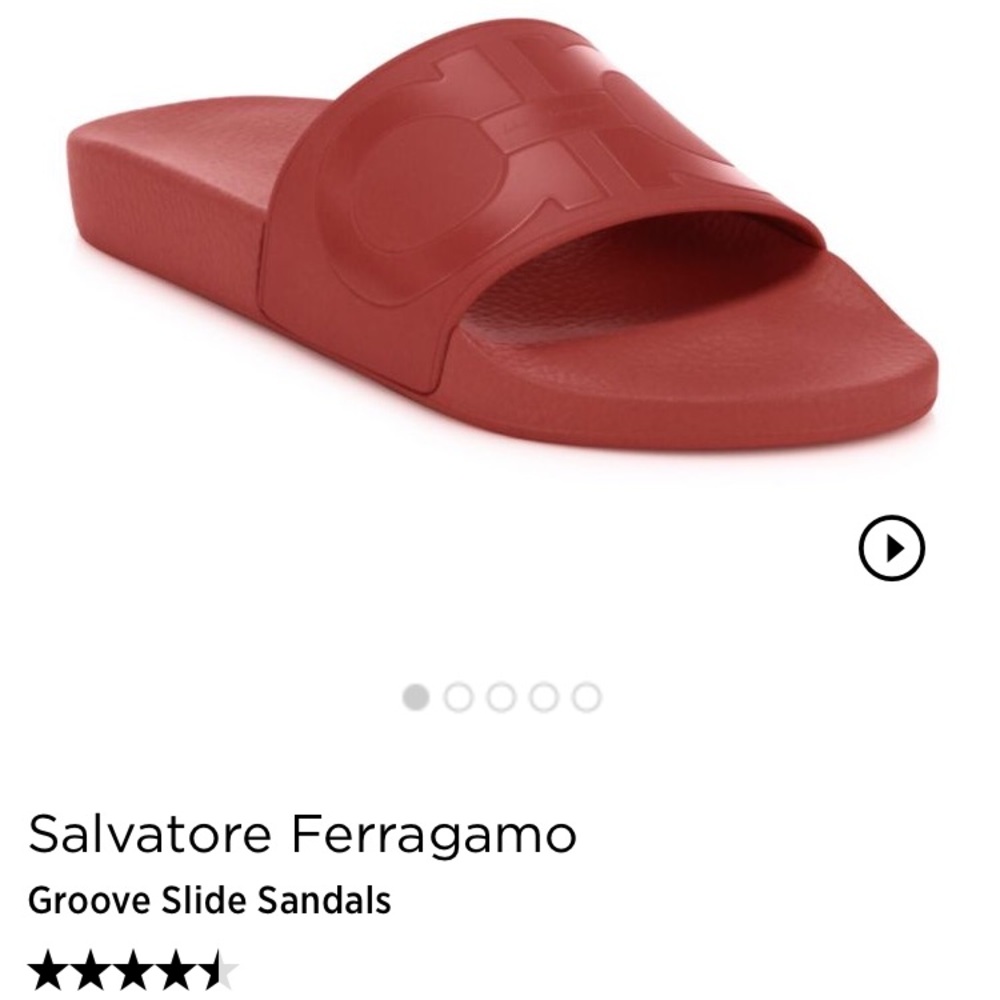 Men's Salvatore Ferragamo Groove Gancini Slide