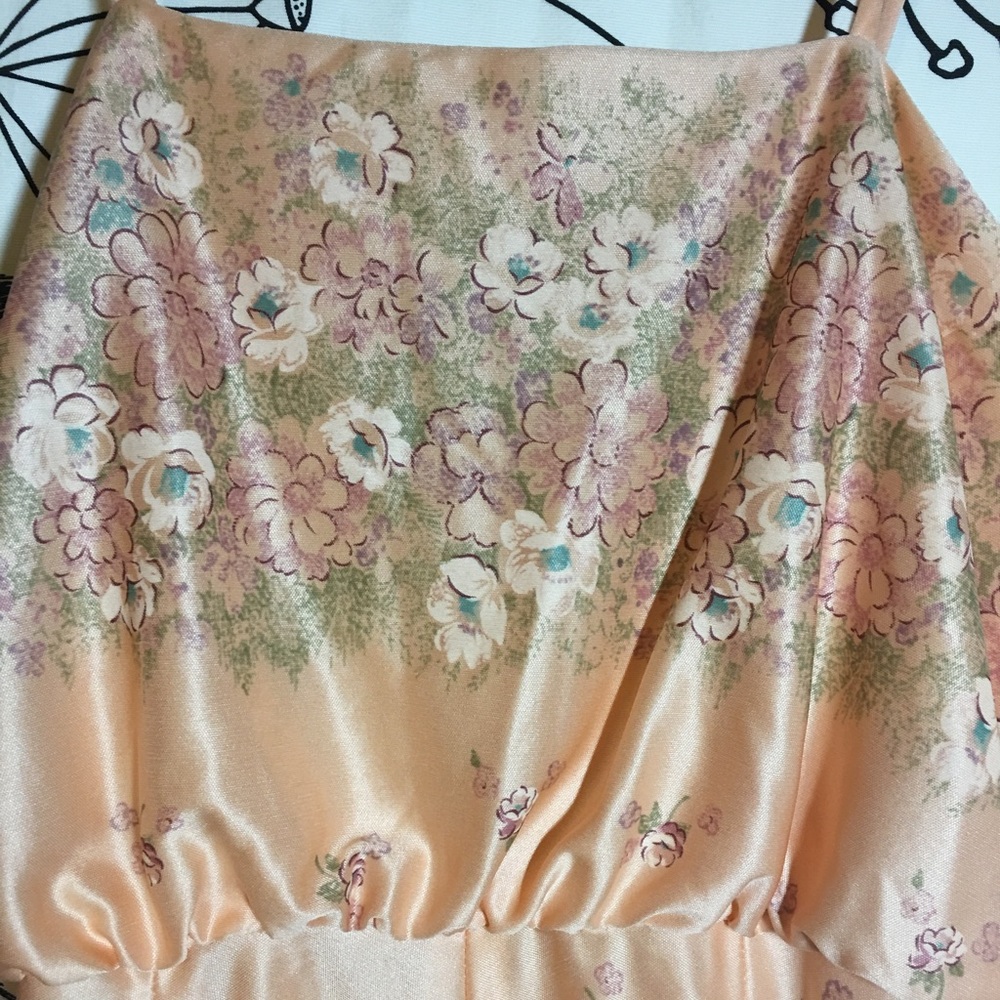 Vintage pink silky dress SOLD