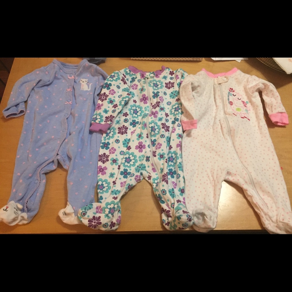 Baby girl sleepers