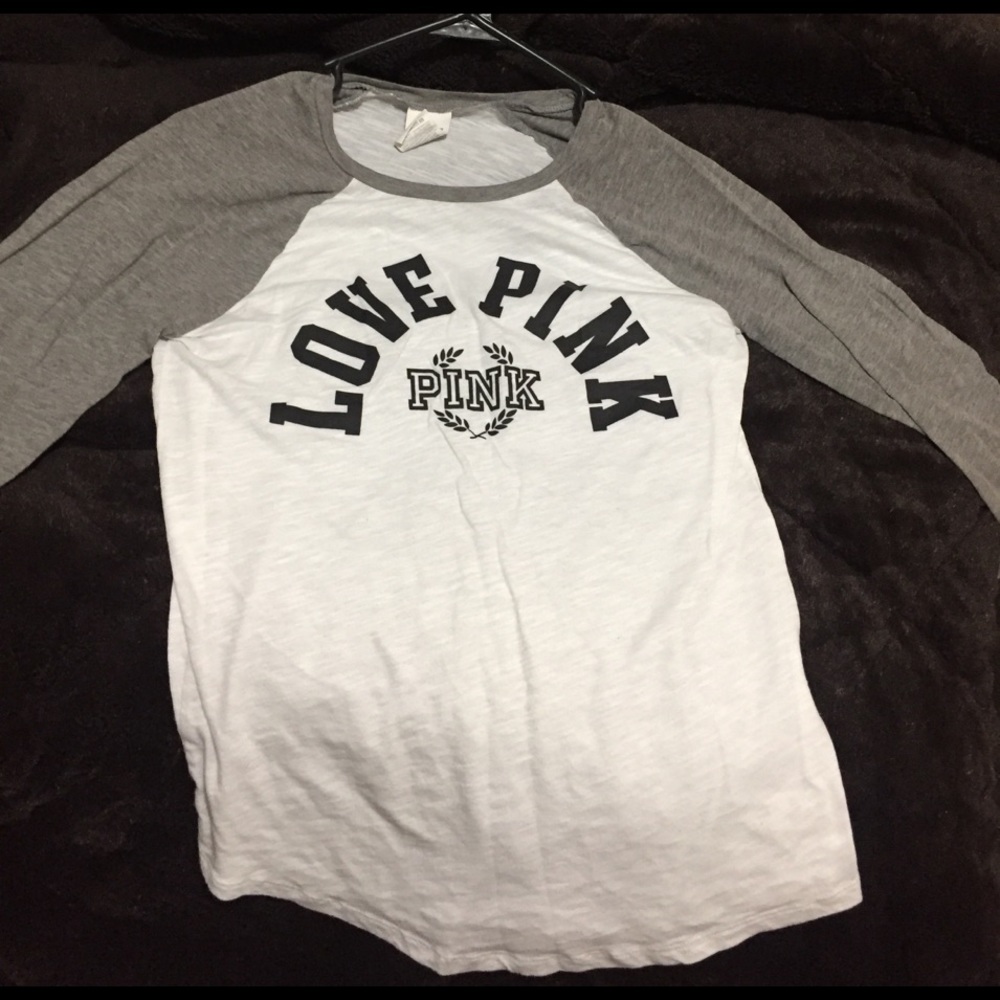 VICTORIA SECRET baseball tee!!!