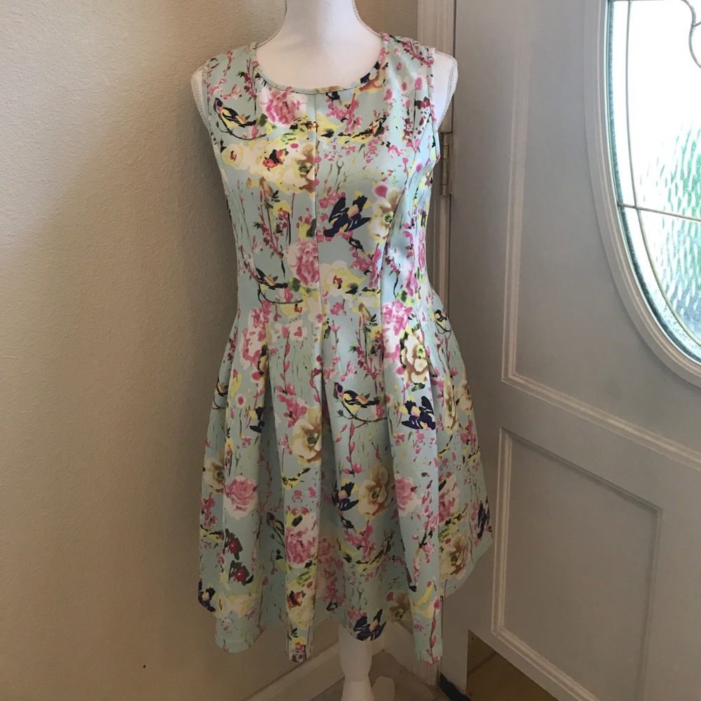 Fantazia multi colored dress, size S.
