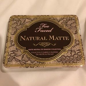 authentic Too Faced natural matte pallete