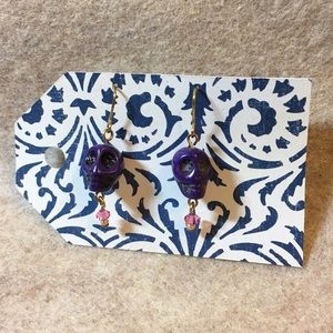 Purple Skull 💀Earrings