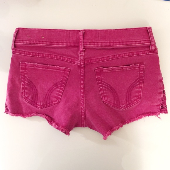 Hollister Shorts Low Rise & Pink Size 0 - Picture 2 of 4