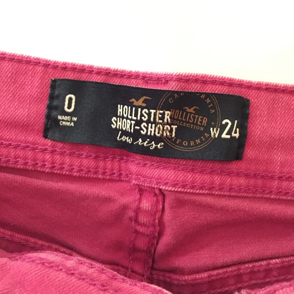 Hollister Shorts Low Rise & Pink Size 0 - Picture 3 of 4