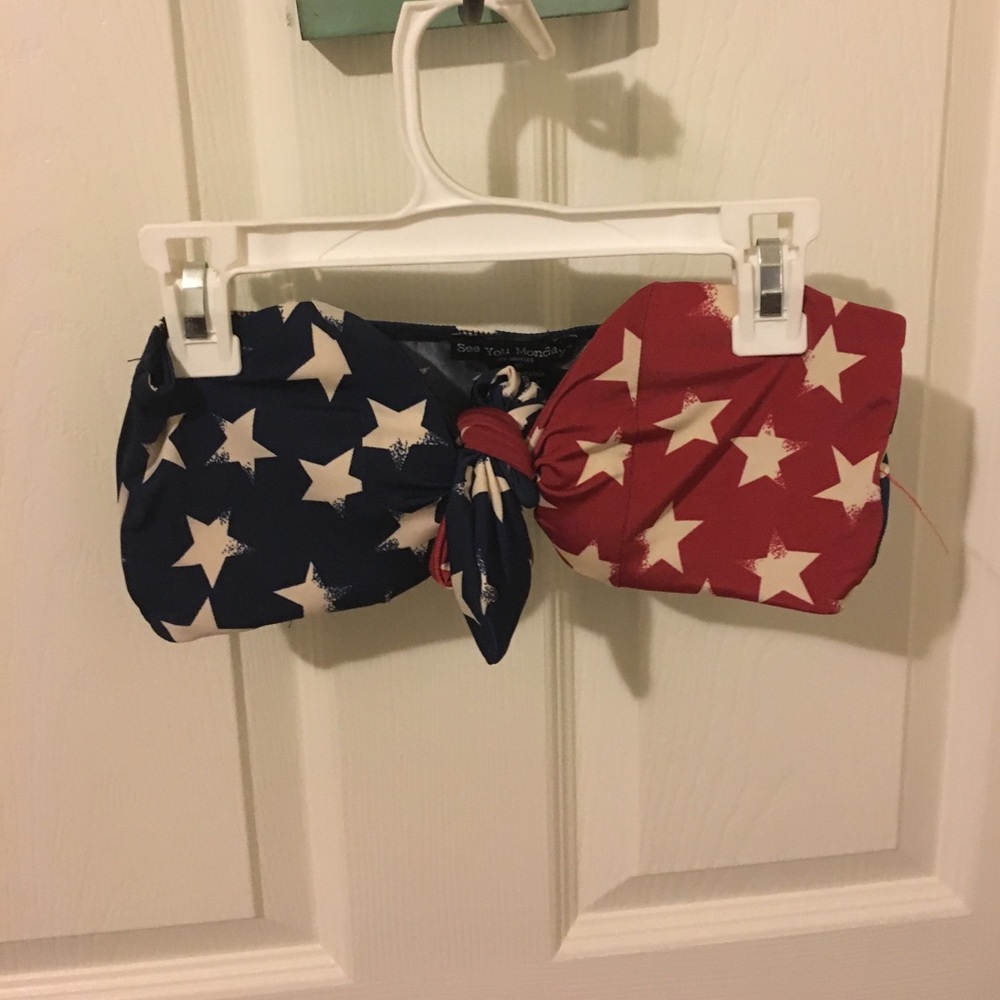 Starry Bandeau top