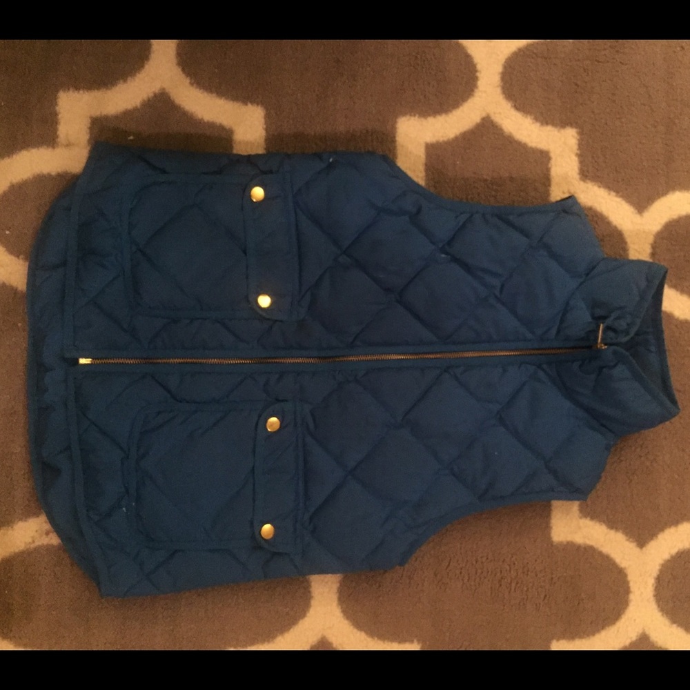 Jcrew blue vest
