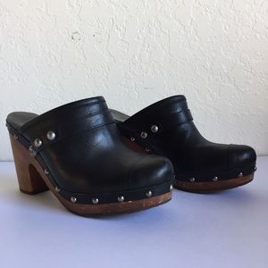 Ugg Jolene Black Clogs Size 7