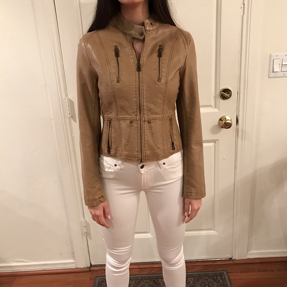 A leather jacket