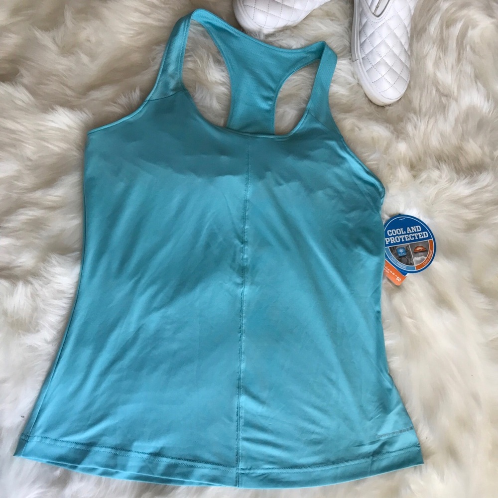 Columbia racerback workout tank top